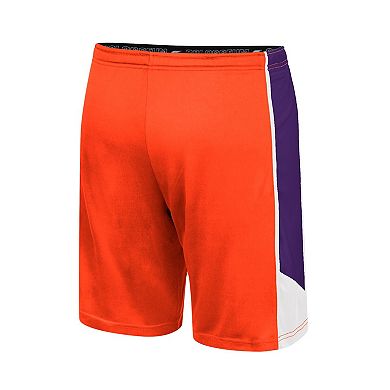 Men's Colosseum Orange Clemson Tigers Haller Shorts