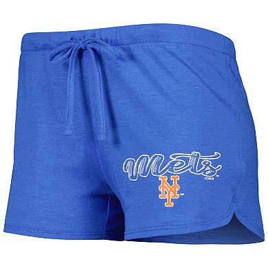 Women's Concepts Sport Royal New York Mets Billboard Racerback Tank Top & Shorts Sleep Set