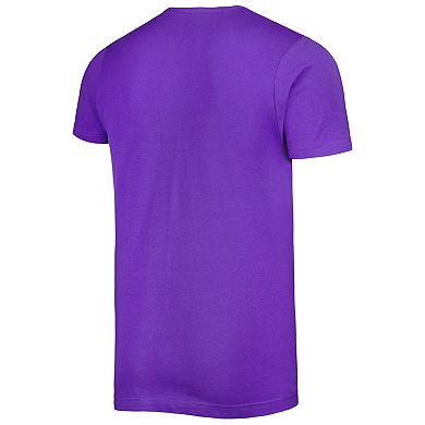Men's Stadium Essentials Purple Los Angeles Lakers City Skyline T-Shirt