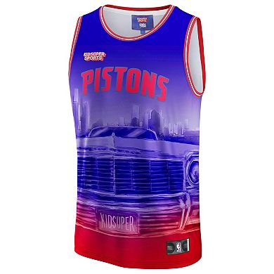 Unisex NBA & KidSuper Studios by Fanatics Red Detroit Pistons Hometown Jersey