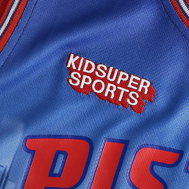 Unisex NBA & KidSuper Studios by Fanatics Red Detroit Pistons Hometown Jersey