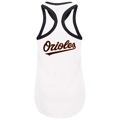Women's G-III 4Her by Carl Banks White Baltimore Orioles Tater Tank Top