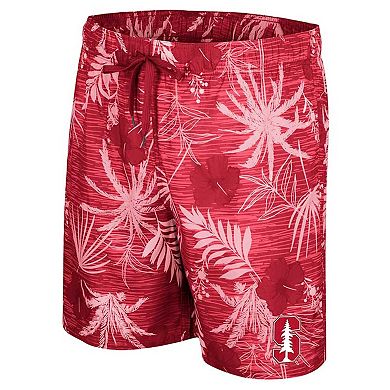 Men's Colosseum Cardinal Stanford Cardinal What Else is New Swim Shorts