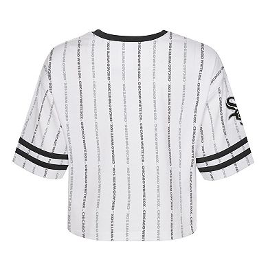 Girls Youth White Chicago White Sox Ball Striped T-Shirt