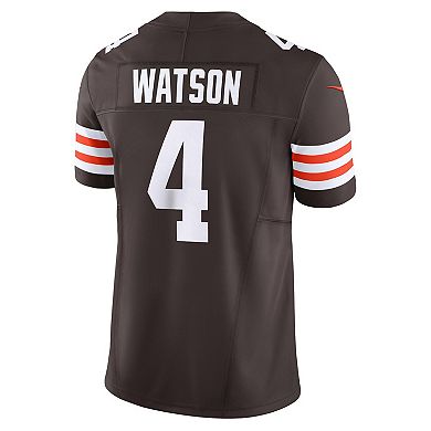 Men's Nike Deshaun Watson Brown Cleveland Browns Vapor F.U.S.E. Limited  Jersey