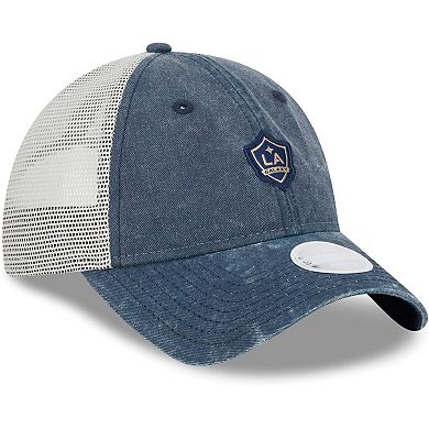 Women's New Era Navy LA Galaxy Micro 9TWENTY Adjustable Hat