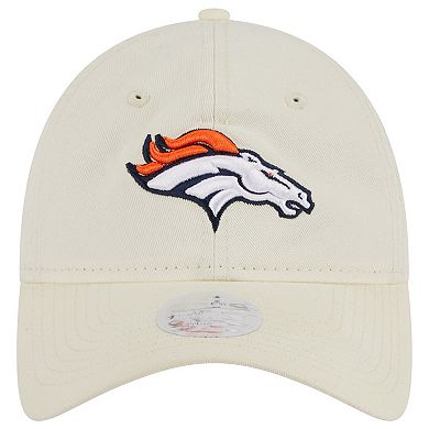 Women's New Era Cream Denver Broncos Core Classic 2.0 Adjustable Hat