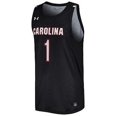 Men's Under Armour Black South Carolina Gamecocks Replica Basketball Jersey