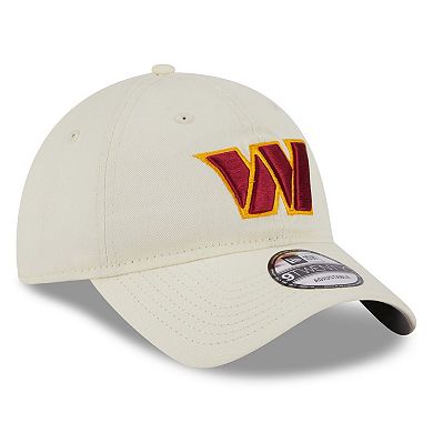 Men's New Era Cream Washington Commanders Core Classic 2.0 9TWENTY Adjustable Hat