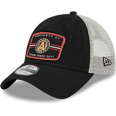 Men's New Era Black Atlanta United FC Property 9TWENTY Snapback Hat