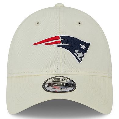 Men's New Era Cream New England Patriots Core Classic 2.0 9TWENTY Adjustable Hat