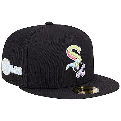 Men's New Era Black Chicago White Sox Multi-Color Pack 59FIFTY Fitted Hat