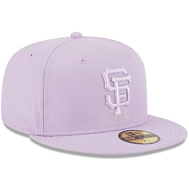 Men's New Era Lavender San Francisco Giants 2023 Spring Color Basic 59FIFTY Fitted Hat