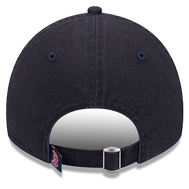 Women's New Era Navy Boston Red Sox Leaves 9TWENTY Adjustable Hat