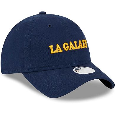 Women's New Era Navy LA Galaxy Shoutout 9TWENTY Adjustable Hat