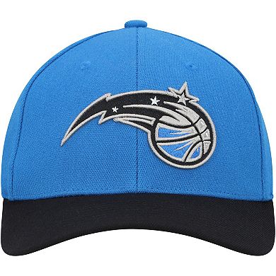 Men's Mitchell & Ness Blue/Black Orlando Magic MVP Team Two-Tone 2.0 Stretch-Snapback Hat