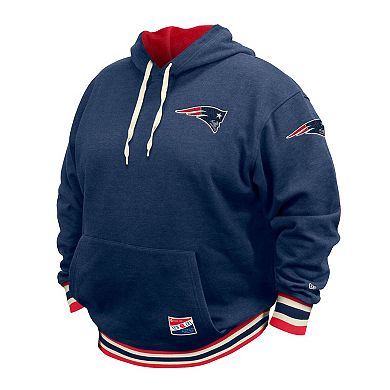 Men's New Era Navy New England Patriots Big & Tall NFL Pullover Hoodie