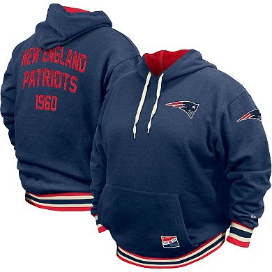 Men's New Era Navy New England Patriots Big & Tall NFL Pullover Hoodie