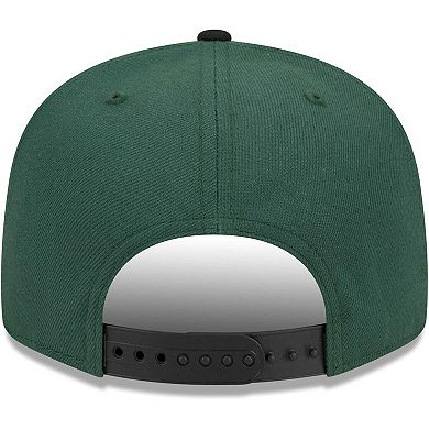 Men's New Era Hunter Green Milwaukee Bucks Banded Stars 9FIFTY Snapback Hat