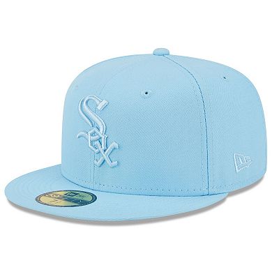 Men's New Era Light Blue Chicago White Sox 2023 Spring Color Basic 59FIFTY Fitted Hat