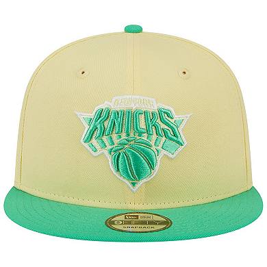 Men's New Era Yellow/Green New York Knicks 9FIFTY Hat