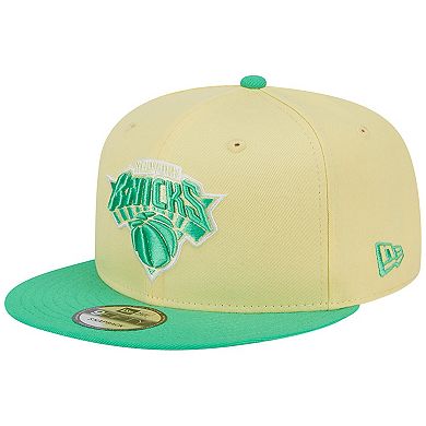 Men's New Era Yellow/Green New York Knicks 9FIFTY Hat