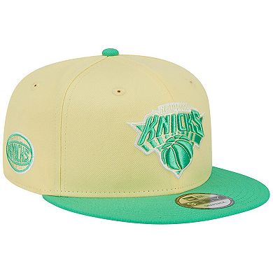 Men's New Era Yellow/Green New York Knicks 9FIFTY Hat