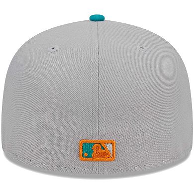 Men's New Era Gray/Teal San Francisco Giants  59FIFTY Fitted Hat