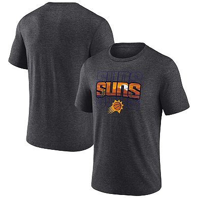Men's Fanatics Branded Charcoal Phoenix Suns Hometown Originals Announcer Tri-Blend T-Shirt