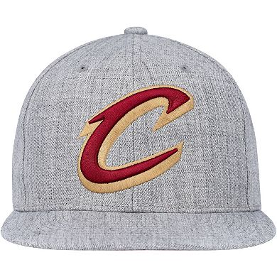 Men's Mitchell & Ness Heather Gray Cleveland Cavaliers Hardwood Classics 2.0 Snapback Hat