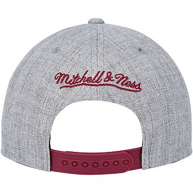 Men's Mitchell & Ness Heather Gray Cleveland Cavaliers Hardwood Classics 2.0 Snapback Hat