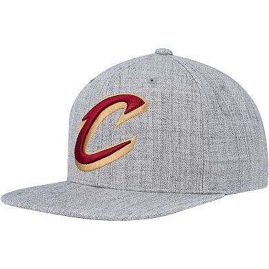 Men's Mitchell & Ness Heather Gray Cleveland Cavaliers Hardwood Classics 2.0 Snapback Hat