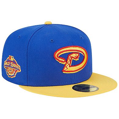 Men's New Era  Royal/Yellow Arizona Diamondbacks Empire 59FIFTY Fitted Hat
