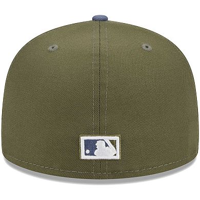 Men's New Era Olive/Blue Oakland Athletics 59FIFTY Fitted Hat