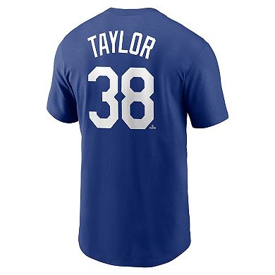 Men's Nike Josh Taylor Royal Kansas City Royals Name & Number T-Shirt
