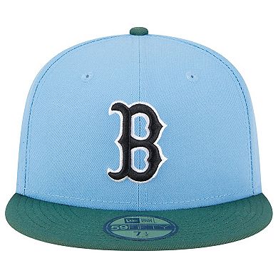 Men's New Era  Sky Blue/Cilantro Boston Red Sox 2007 World Series 59FIFTY Fitted Hat