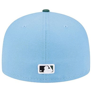 Men's New Era  Sky Blue/Cilantro Boston Red Sox 2007 World Series 59FIFTY Fitted Hat