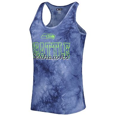 Women's Concepts Sport College Navy Seattle Seahawks Billboard Scoop Neck Racerback Tank and Shorts Sleep Set