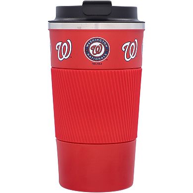 Washington Nationals 18oz Coffee Tumbler with Silicone Grip