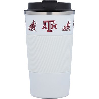 Texas A&M Aggies 18oz Coffee Tumbler with Silicone Grip