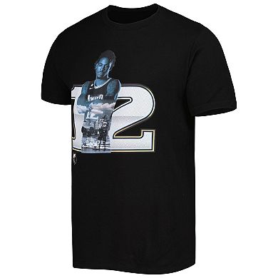 Men's Stadium Essentials Ja Morant Black Memphis Grizzlies Player Metro T-Shirt