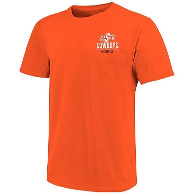 Men's Orange Oklahoma State Cowboys Baseball 2-Hit T-Shirt