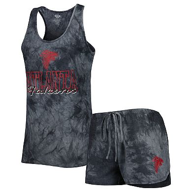 Women's Concepts Sport Charcoal Atlanta Falcons Billboard Scoop Neck Racerback Tank Top and Shorts Sleep Set