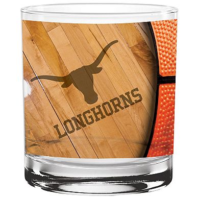 Texas Longhorns 14oz. Basketball Glass