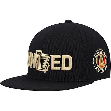 Men's Mitchell & Ness Black Atlanta United FC We Are The A Snapback Hat