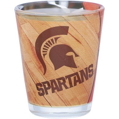 Michigan State Spartans 2oz. Basketball Collector Shot Glass