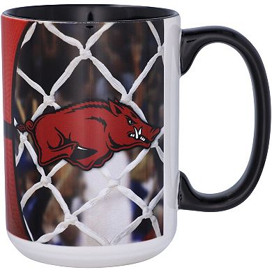 Arkansas Razorbacks 15oz. Basketball Mug