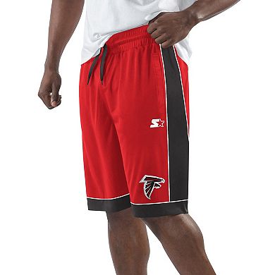 Men's Starter Red Atlanta Falcons Throwback Fan Favorite Shorts