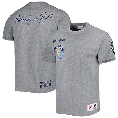 Men's Mitchell & Ness Gray Philadelphia Union City Tee