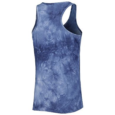 Women's Concepts Sport Navy West Virginia Mountaineers Billboard Tie-Dye Tank Top and Shorts Sleep Set